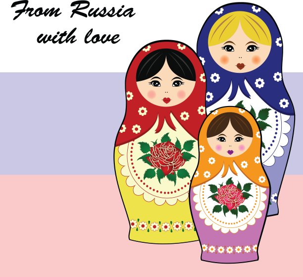 传统俄罗斯套娃图片下载