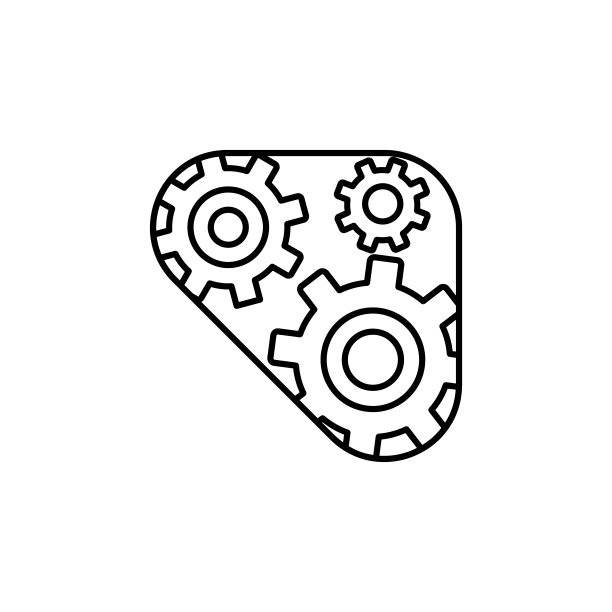 输送机，物流线插图图标上的白色背景图片下载