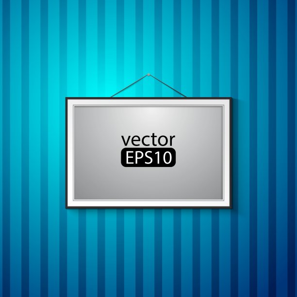 混凝土墙上的空白图片特写图片下载