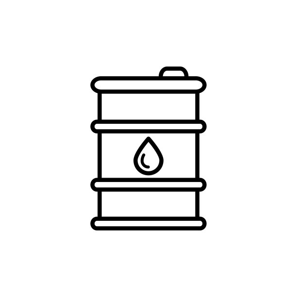 油桶图标平面矢量模板设计流行图片下载