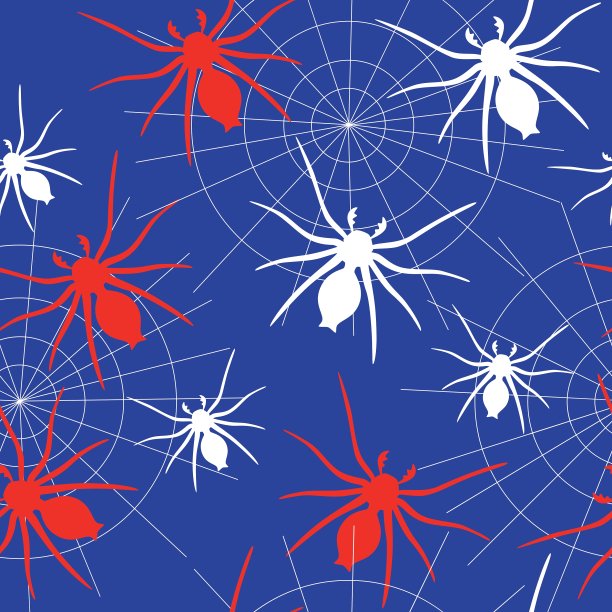 无缝蜘蛛背景图片下载