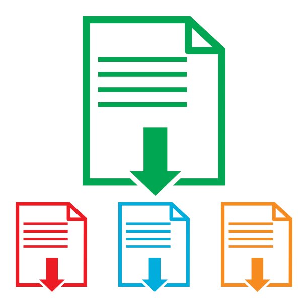 文件下载标志图片下载