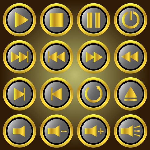 媒体播放器的按钮图片下载