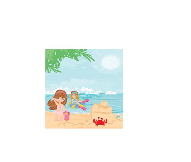 沙滩上的乐趣图片下载