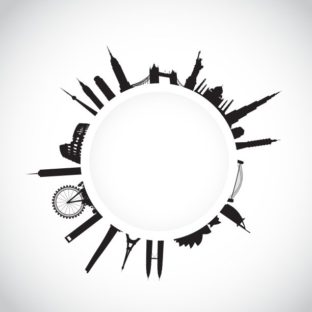 黑轮的城市素材图片