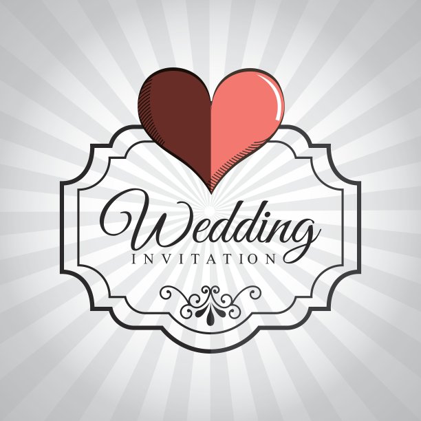 婚礼卡片设计图片下载