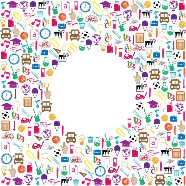 返校无缝衔接儿童背景图片下载