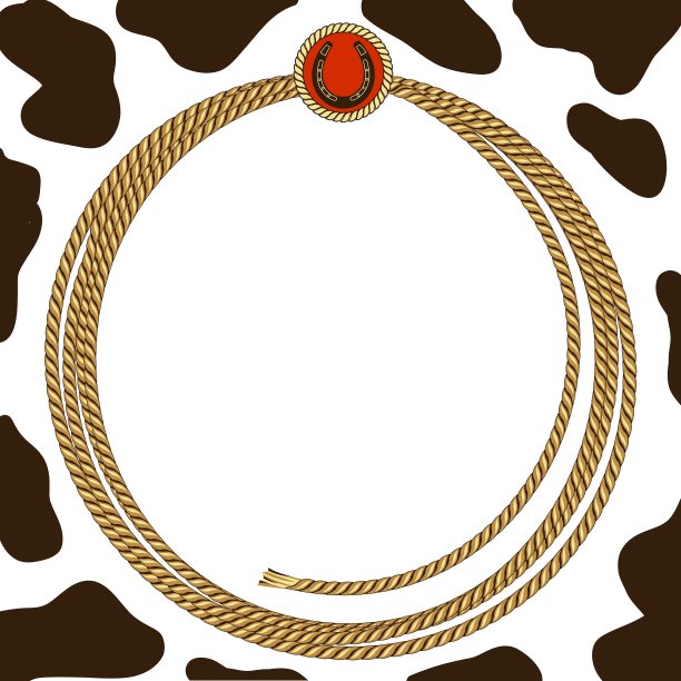 牛仔派对卡片背景图片下载