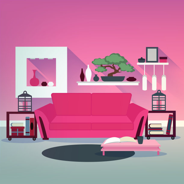 现代客厅室内亚洲风格图片下载