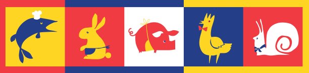 法国美食图标套装图片下载