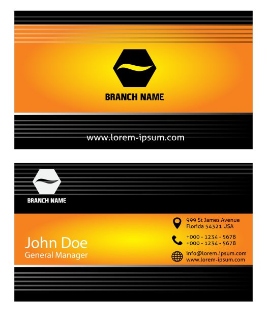 公司的名片图片下载