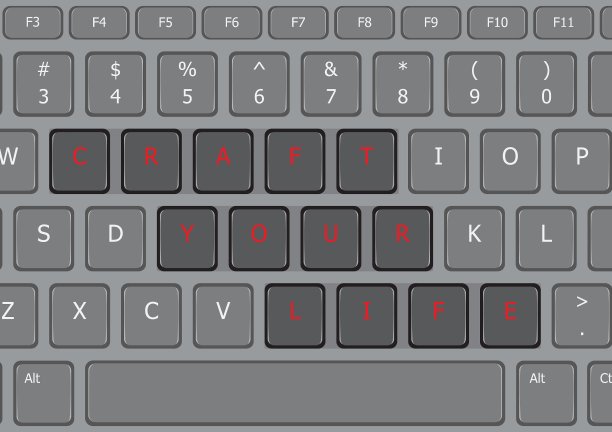 打造你的生活笔记本键盘美国图片下载