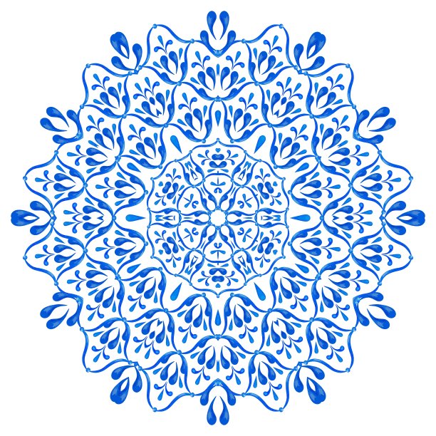 Gzhel循环模式图片下载