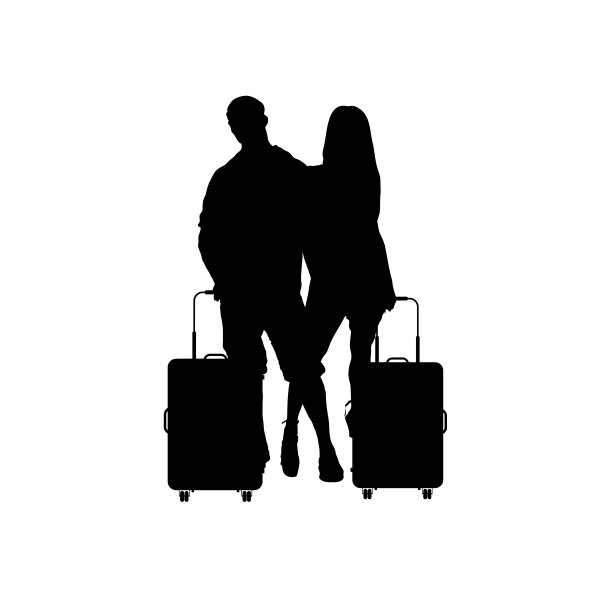 情侣配旅行袋图片下载
