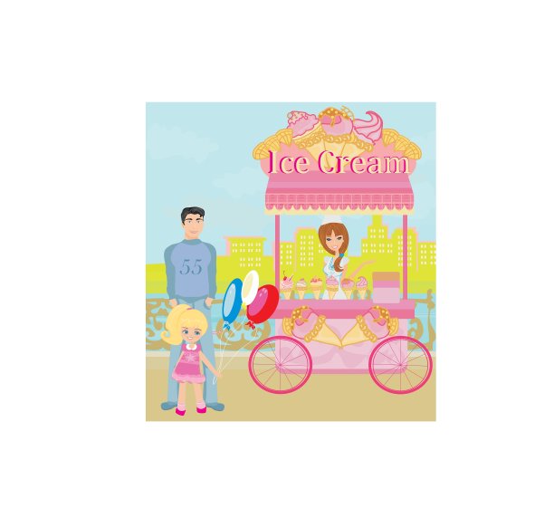 流动冰淇淋店图片下载