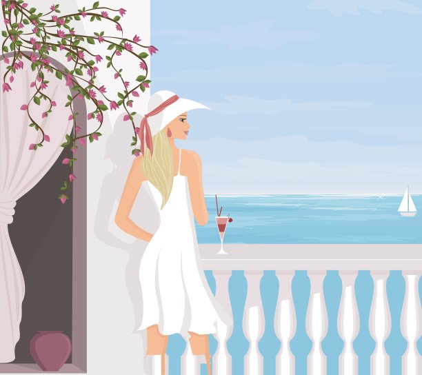 地中海度假图片下载