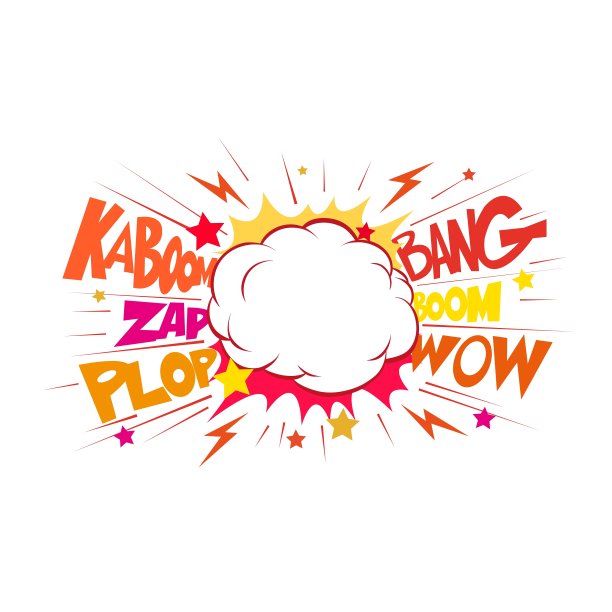 漫画书爆炸图片下载