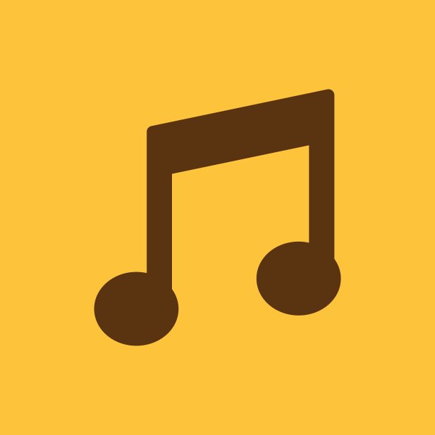 音乐盘图标音乐符号平坦图片下载