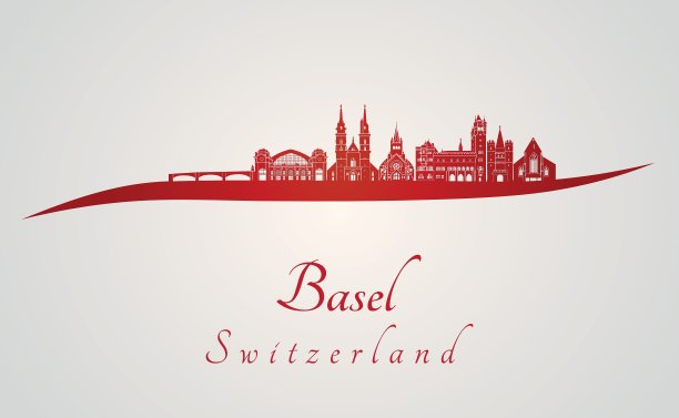 红色的巴塞尔地平线图片下载