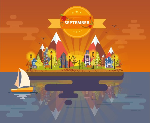 秋景小拖图片下载