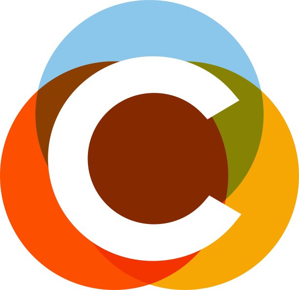 彩色字母C标志图标设计图片下载