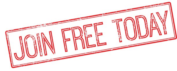 加入Free Today红色橡皮印章上的白色图片下载