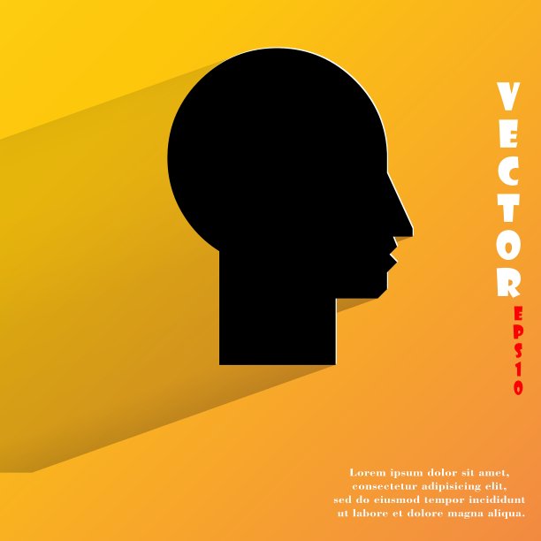 男子剪影轮廓图片平现代网图片下载