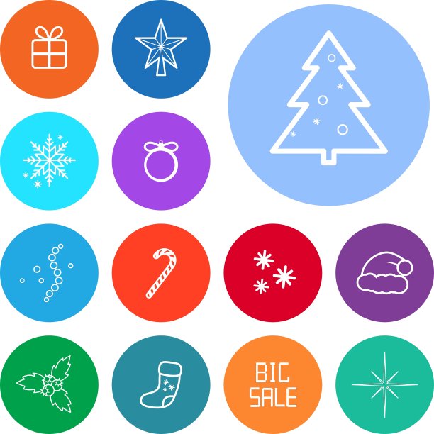 圣诞节的图标图片下载