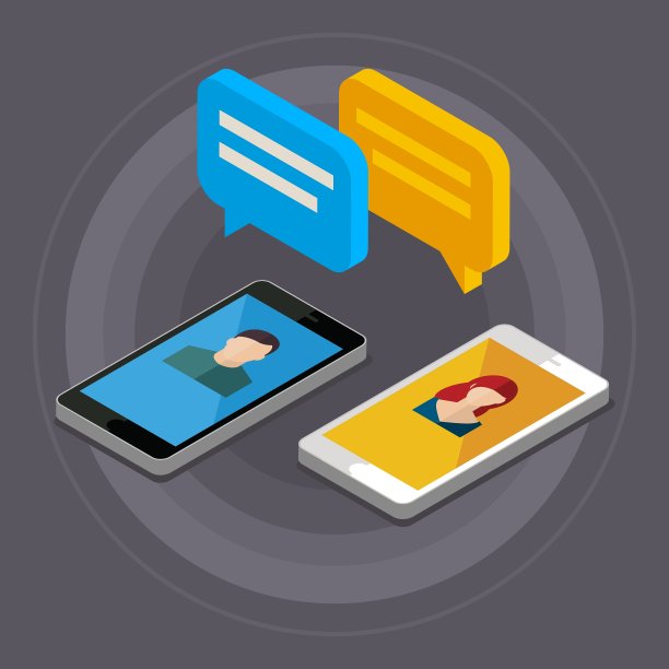 移动聊天的概念图片下载