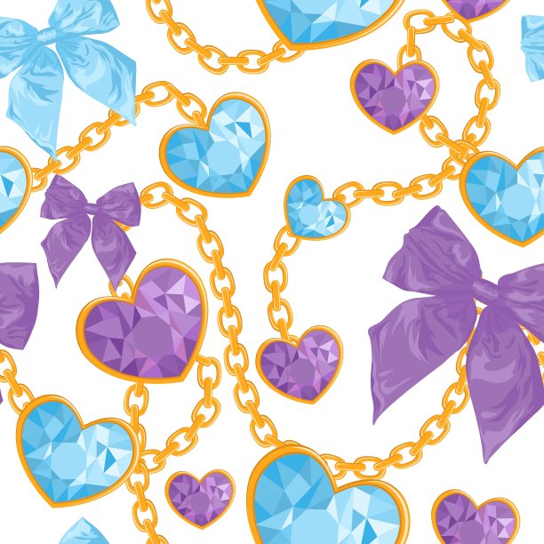 闪亮的红宝石心形吊坠图片下载