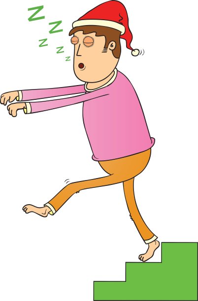 睡在楼梯上图片下载