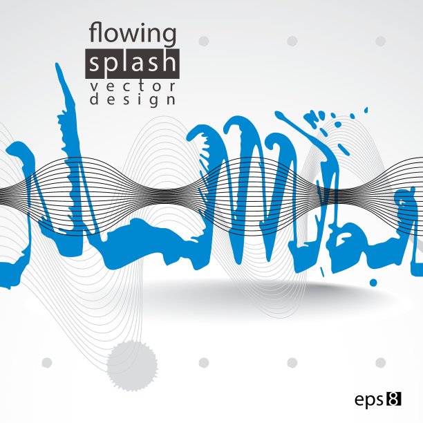 现代的墨色壁纸，流动的线条，转瞬即逝图片下载