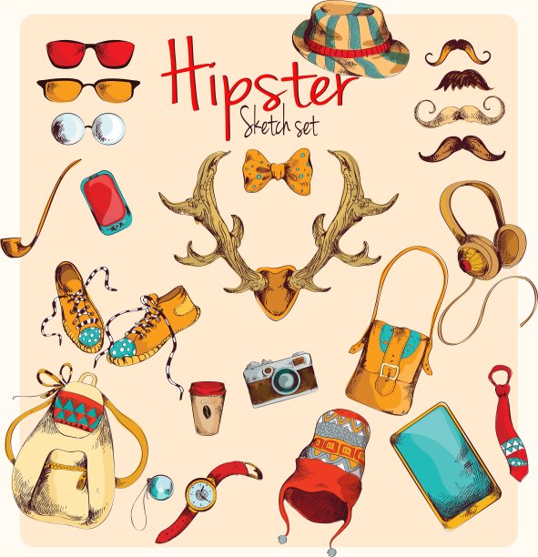 潮人素描集图片下载