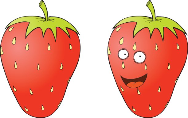 草莓卡通图片下载