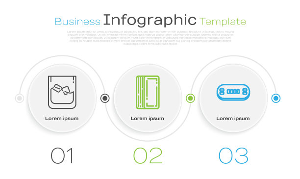 设置线玻璃威士忌和冰块甲板图片下载