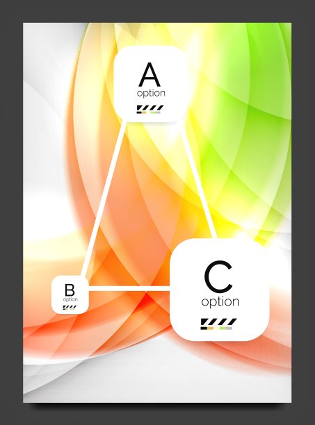 抽象现代传单宣传册模板图片下载