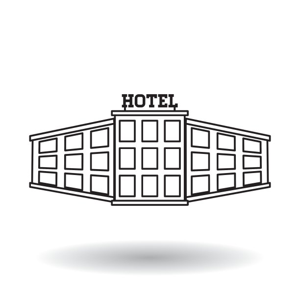 酒店的图标图片下载
