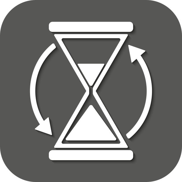 沙漏图标时钟符号图片下载