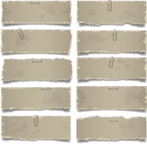 收集旧纸条图片下载