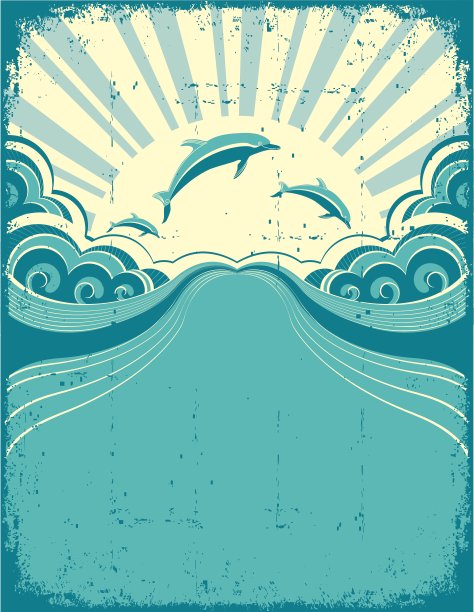 枯燥乏味的海豚的海报图片下载