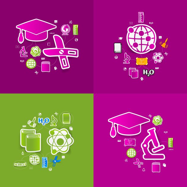 教育贴纸信息图片下载