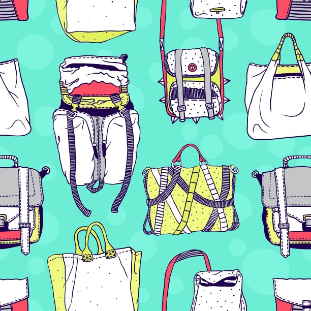 与原袋无缝图案图片下载