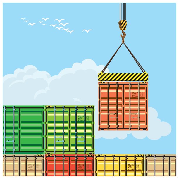 集装箱装卸图片下载