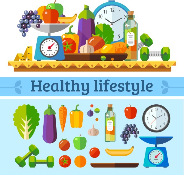 健康的生活方式图片下载