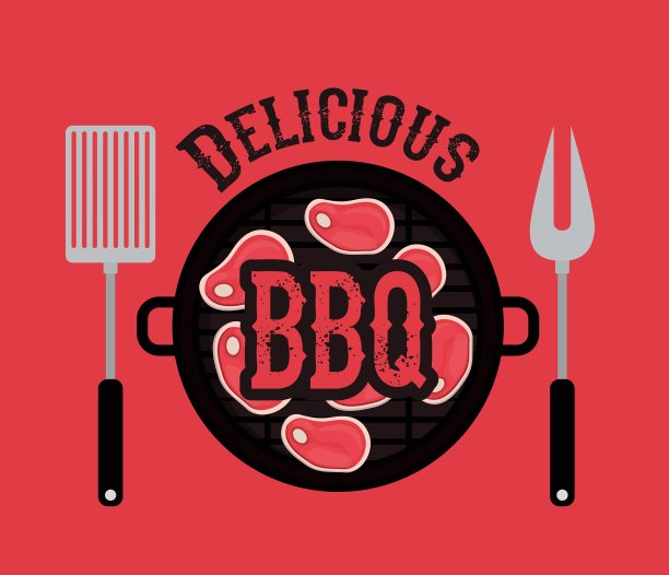 烧烤的设计图片下载