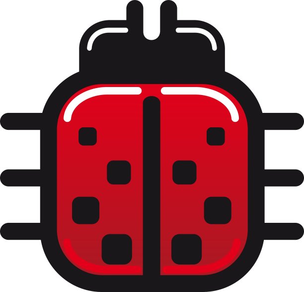 卡通瓢虫光面图标图片下载