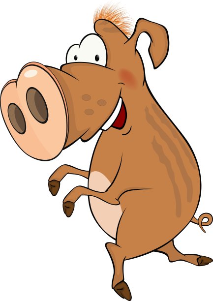 野猪卡通图片下载