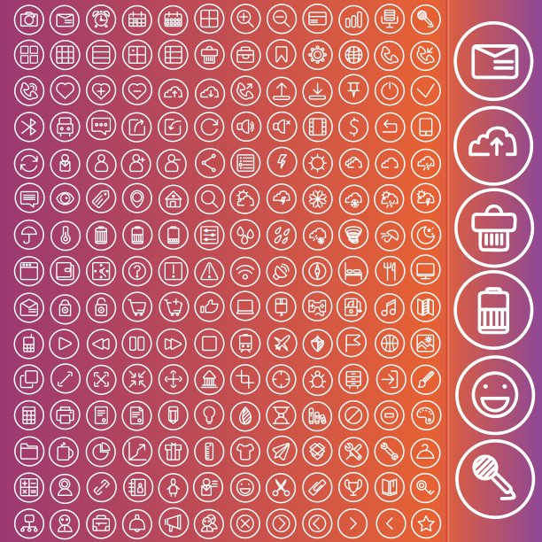 网页与用户界面设计图标素材图片下载