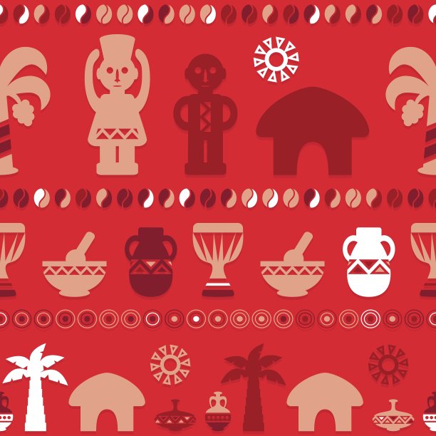 非洲部落图案民族装饰图片下载