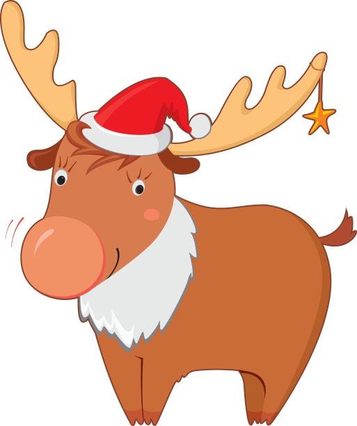 圣诞驯鹿图片下载